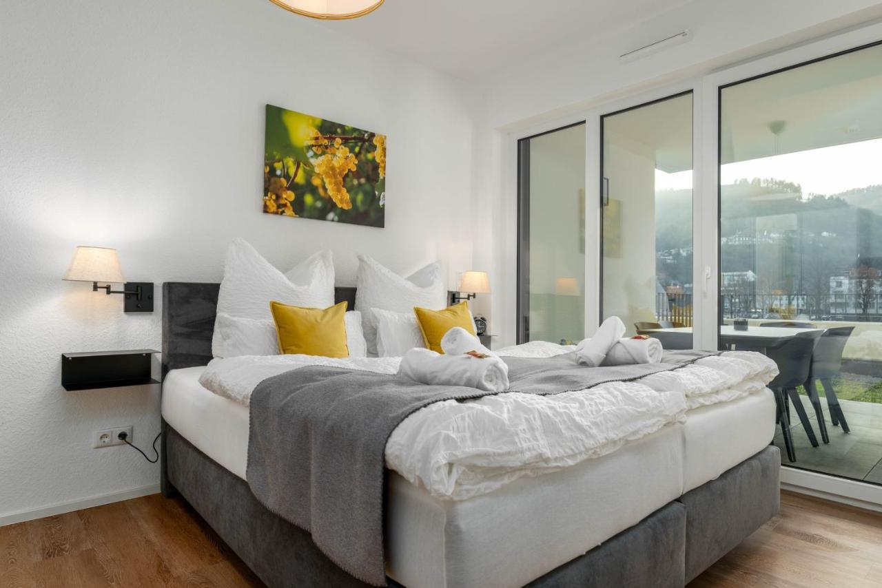 Vivamosel: Appartement Mit Mosel & Burgblick - Balkon - Parken - Aufzug - Fahrradraum Cochem Exteriér fotografie