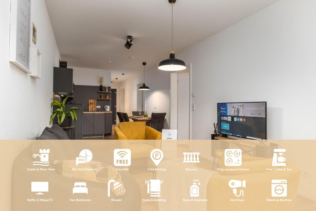 Vivamosel: Appartement Mit Mosel & Burgblick - Balkon - Parken - Aufzug - Fahrradraum Cochem Exteriér fotografie