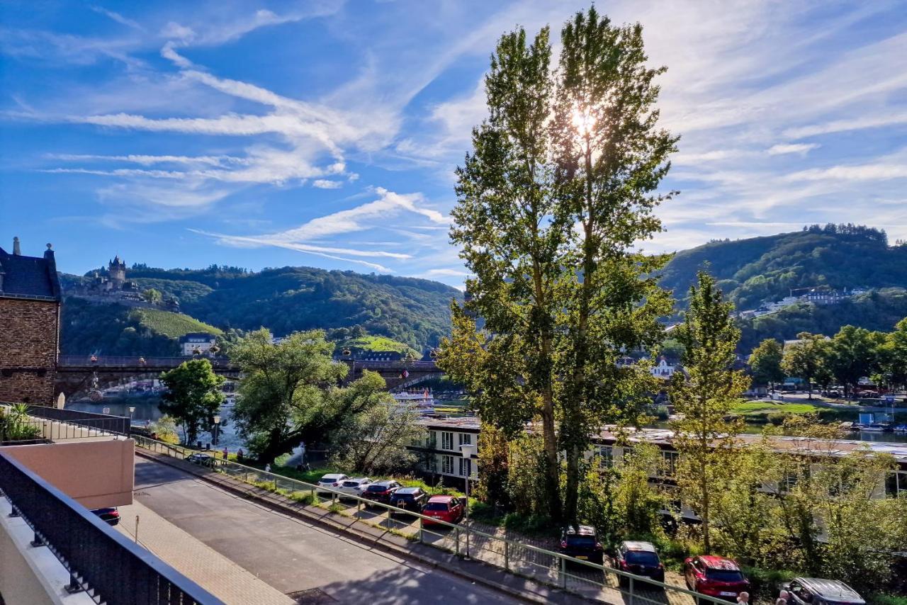 Vivamosel: Appartement Mit Mosel & Burgblick - Balkon - Parken - Aufzug - Fahrradraum Cochem Exteriér fotografie